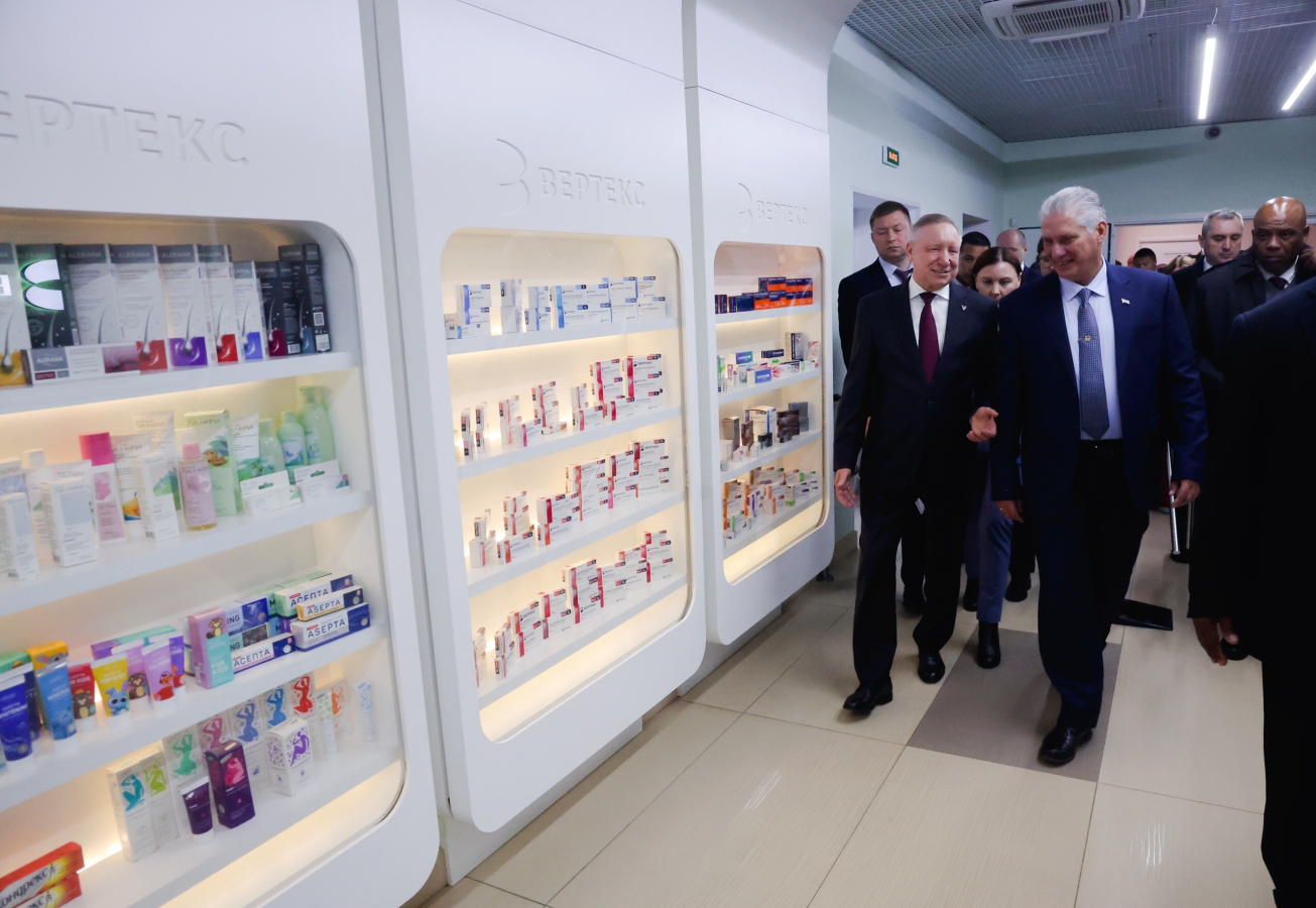 «ВЕРТЕКС» посетили президент Кубы и губернатор Санкт-Петербурга