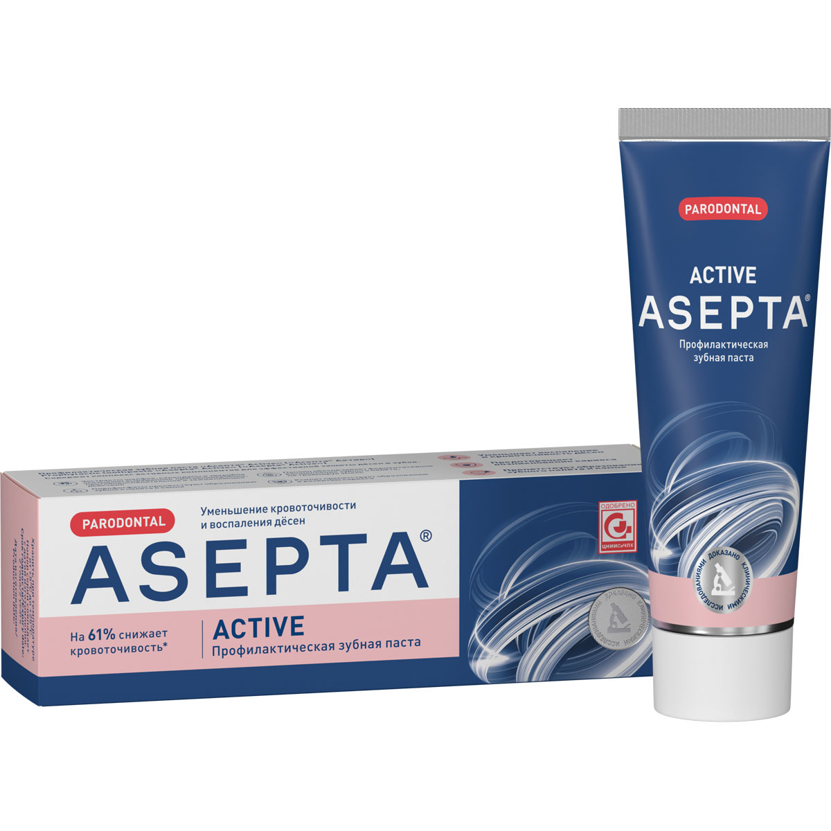 АСЕПТА<sup>®</sup> Active зубная паста