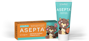 ASEPTA<sup>®</sup> Зубная паста для детей 4-8 лет